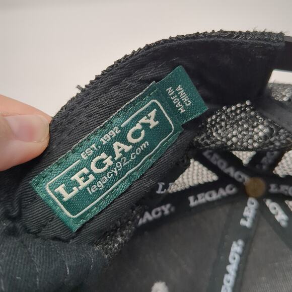 Cultus Lake Oregon Snapback Mesh Back Trucker Hat Gray One Size Legacy - Picture 9 of 10